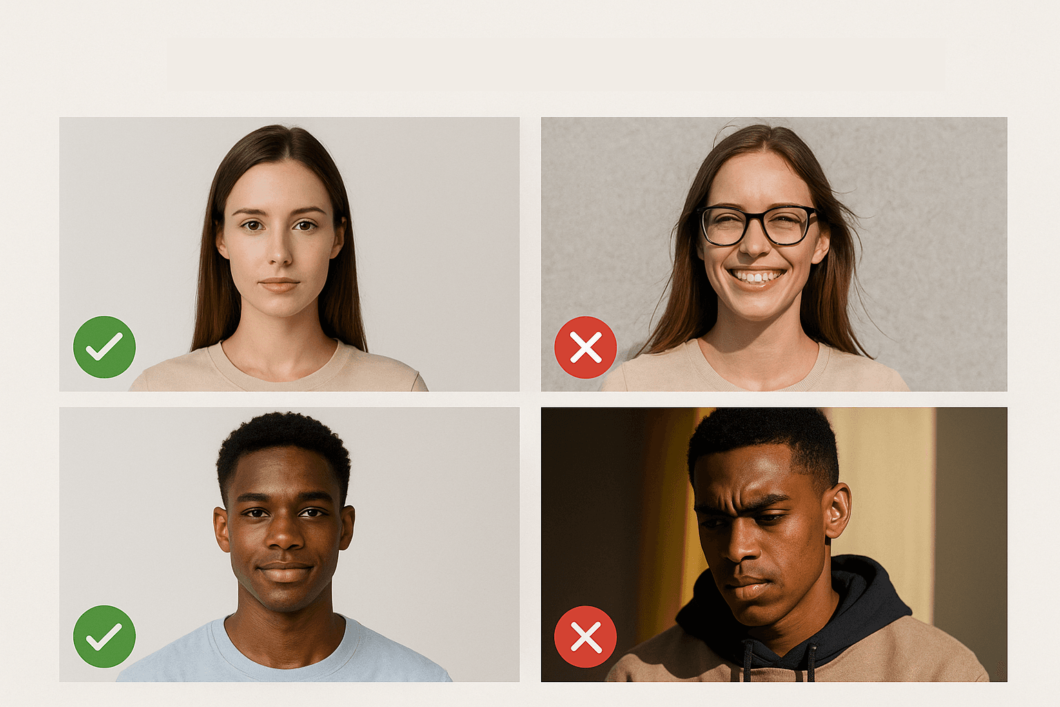 Photo guidelines: do's and don'ts
